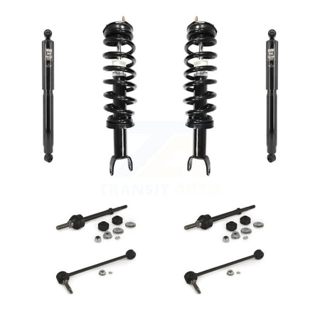 Front Rear Complete Strut Shock & TQ Bar Link Kit For 2020-2022 Ram 1500 Classic 4WD KSS-108270