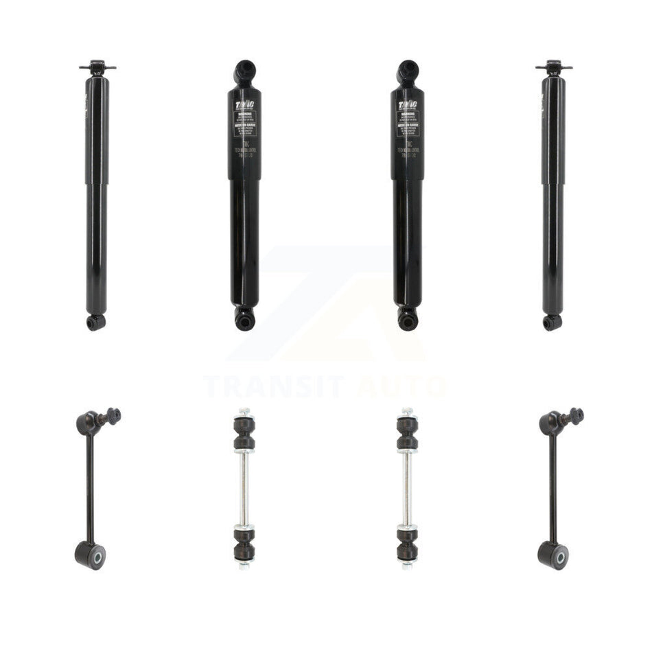 Front Rear Suspension Shock & TQ sway Bar Link Kit For 2000 GMC Yukon 4WD with 5.7L KSS-108271