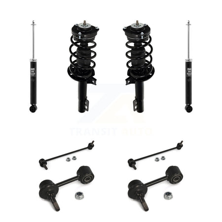 Front Rear Complete Suspension Strut Shock & TQ Bar Link Kit For Volkswagen Jetta KSS-108361