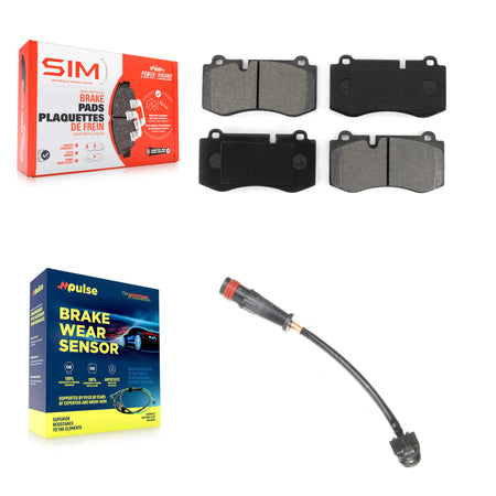Front Semi-Metallic Brake Pad Wear Sensor Kit For Mercedes-Benz S550 S450 CL550 S400 S600 KSW-100377