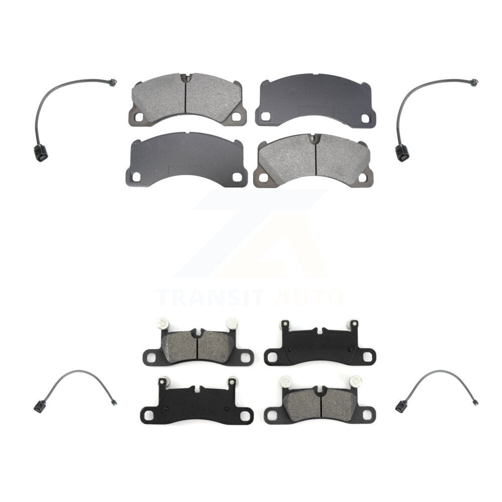 Front Rear Semi-Metallic Disc Brake Pads Wear Sensor Kit For Porsche Cayenne with Harness KSW-100722