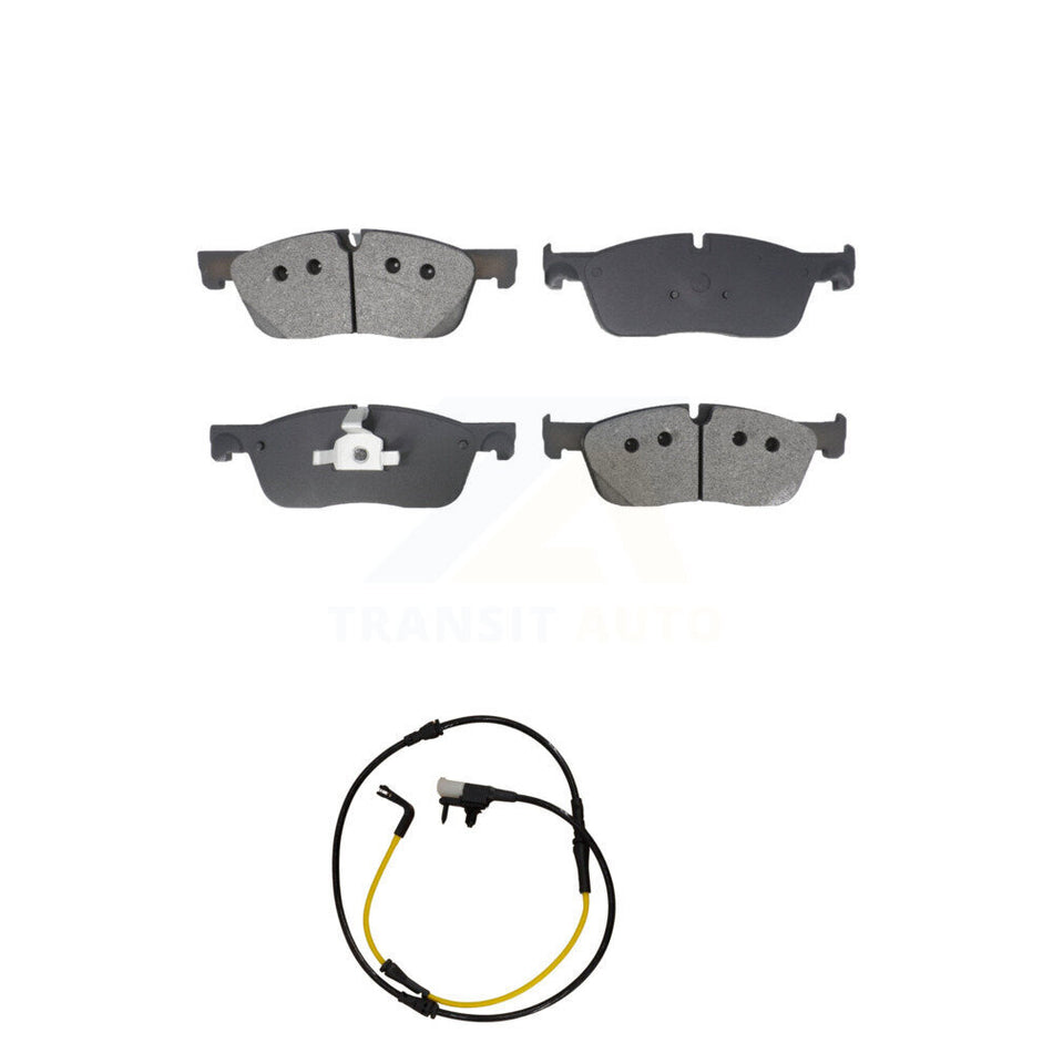 Front Semi-Metallic Brake Pads & Wear Sensor Kit For Jaguar F-Pace Land Rover Range Velar KSW-100790