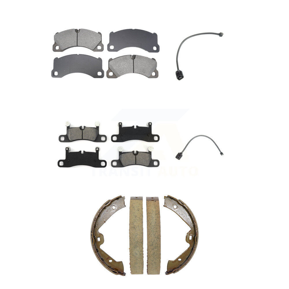 Front Rear Semi-Metallic Brake Pad Wear Sensor Kit (5Pc) For Porsche Cayenne with Harness KSW-100885