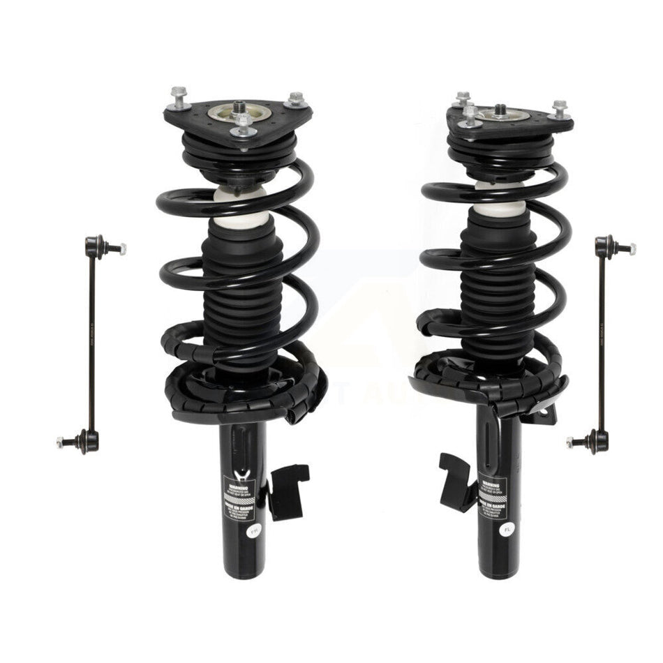 Front Complete Shock Assembly And TQ Link Kit For Mazda 3 Excludes MazdaSpeed Model KT7-100001