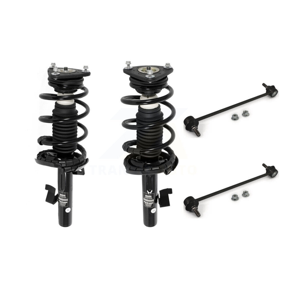 Front Complete Shock Assembly And TQ Link Kit For Mazda 3 5 Excludes MazdaSpeed Model KT7-100003