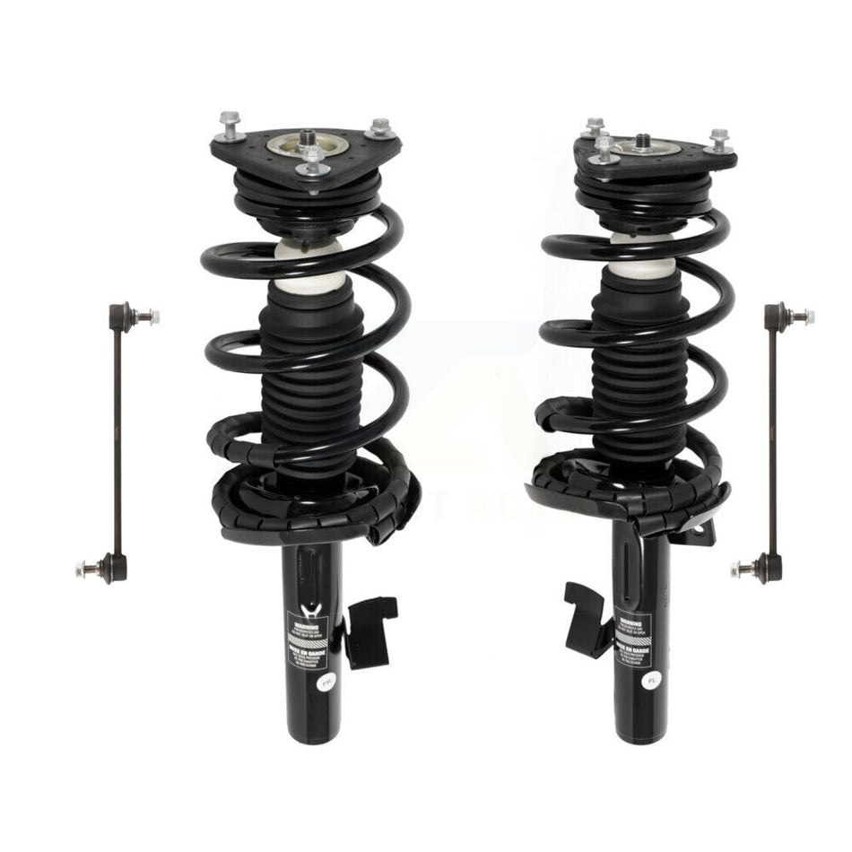 Front Complete Shock Assembly And TQ Link Kit For Mazda 3 5 Excludes MazdaSpeed Model KT7-100003