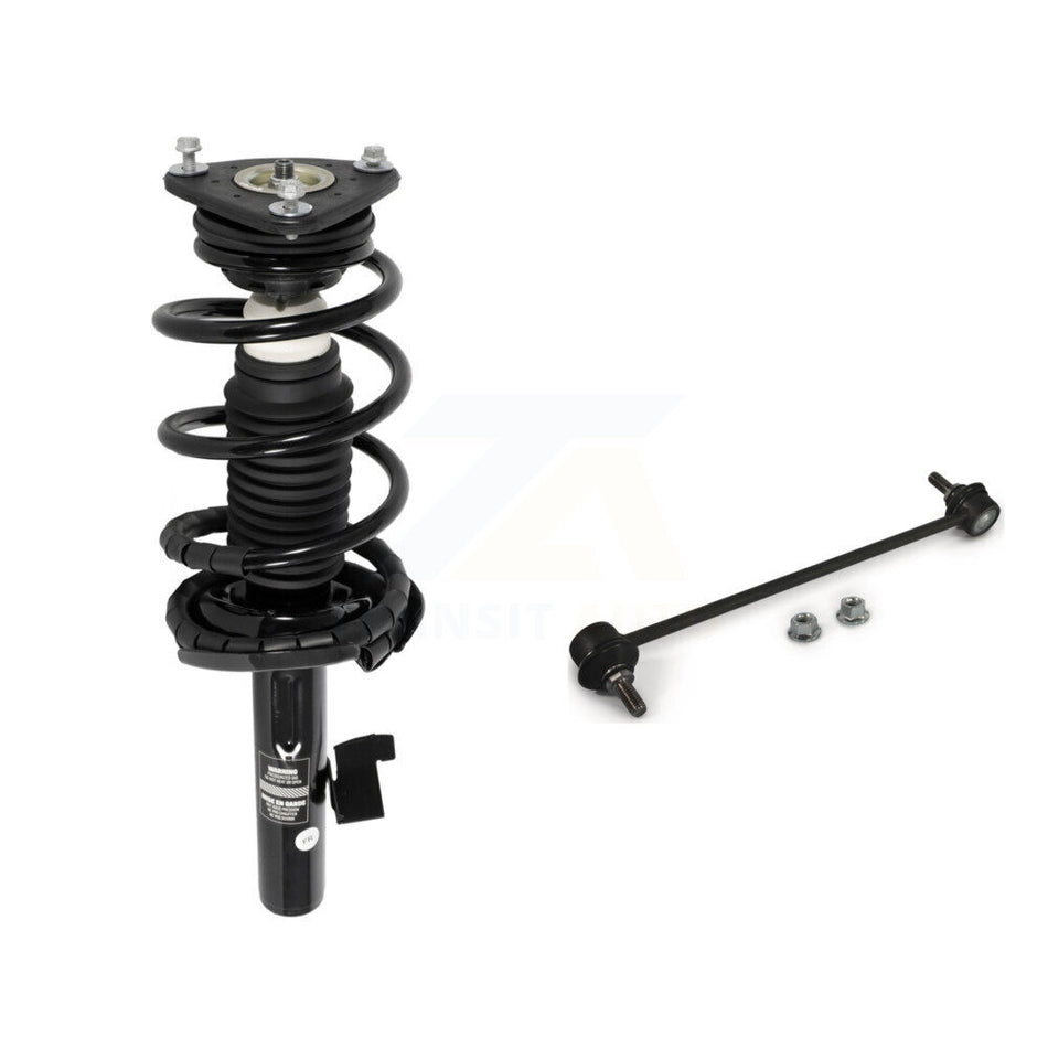 Front Right Complete Shock Assembly & TQ Link Kit For Mazda 3 5 Excludes MazdaSpeed Model KT7-100013