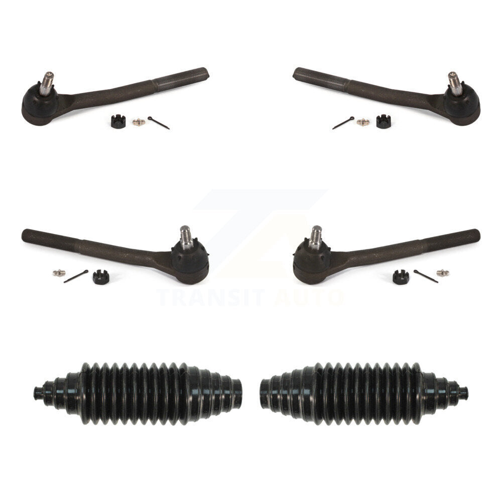 Front Tie Rod End & Boot Kit For Chevrolet Astro Safari GMC Cadillac Caprice Buick Delta KTB-100001