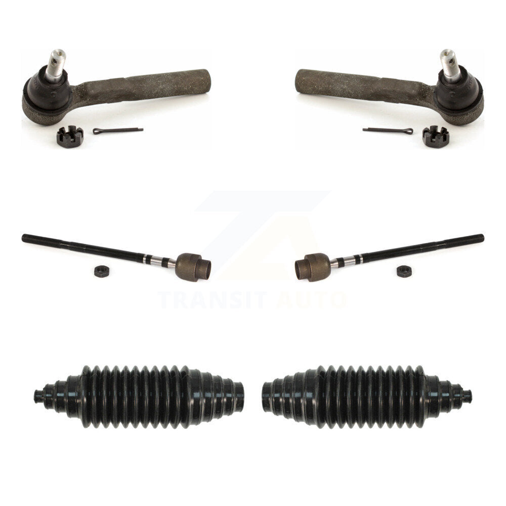 Front Steering Tie Rod End & Boot Kit For 1995-2005 Chevrolet Cavalier Pontiac Sunfire KTB-100013
