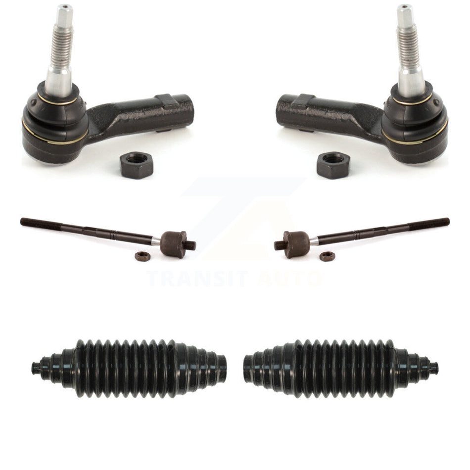 Front Steering Tie Rod End & Boot Kit For Ford F-150 Lincoln Mark LT RWD KTB-100075