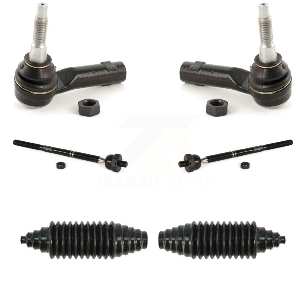 Front Steering Tie Rod End & Boot Kit For Ford F-150 Lincoln Mark LT 4WD KTB-100076