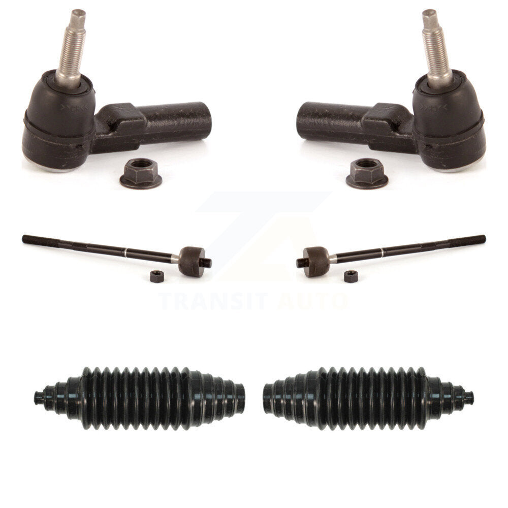 Front Steering Tie Rod End & Boot Kit For Ford Escape Mazda Tribute Mercury Mariner KTB-100106