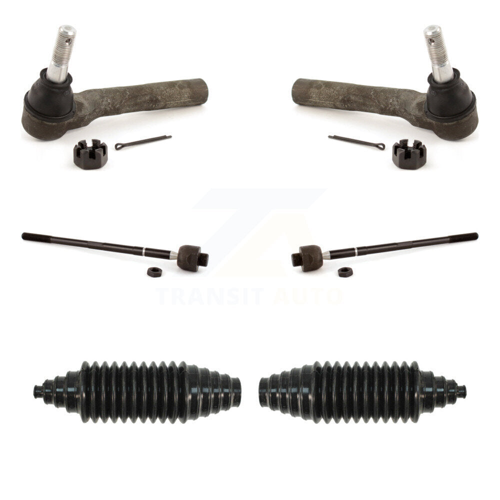Front Steering Tie Rod End & Boot Kit For Chevrolet Express 1500 GMC Savana 2500 KTB-100117