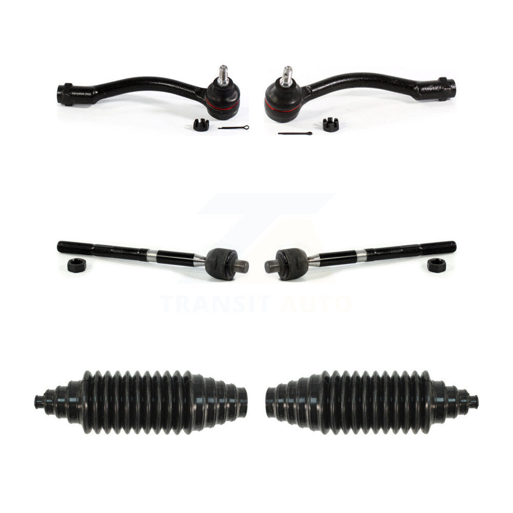 Front Steering Tie Rod End & Boot Kit For Kia Forte Forte5 Koup KTB-100840