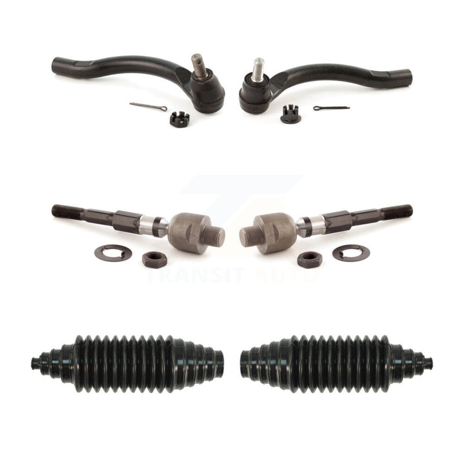 Front Steering Tie Rod End & Boot Kit For 2006-2011 Honda Civic Acura CSX KTB-100849