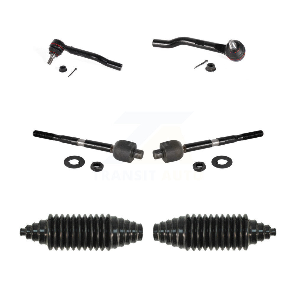 Front Steering Tie Rod End & Boot Kit For Honda Pilot Acura MDX Ridgeline Passport KTB-100853