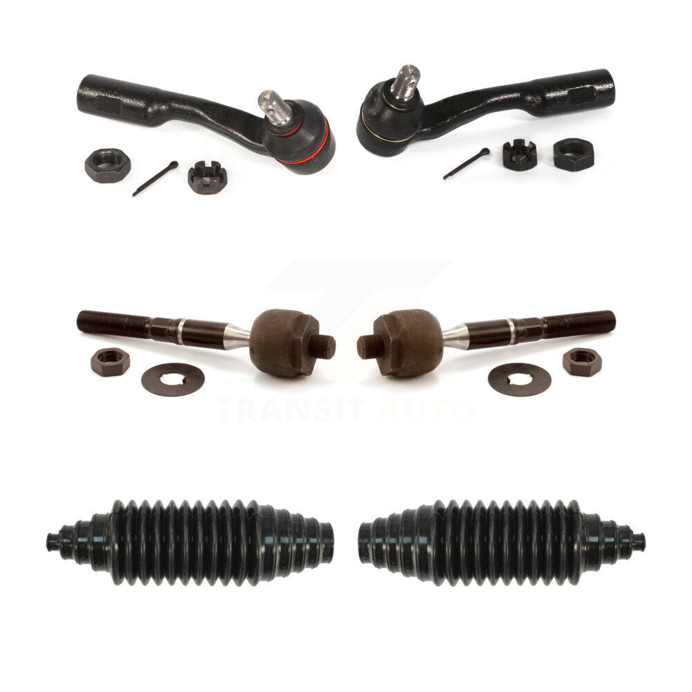 Front Steering Tie Rod End & Boot Kit For Toyota Tundra Sequoia KTB-100859