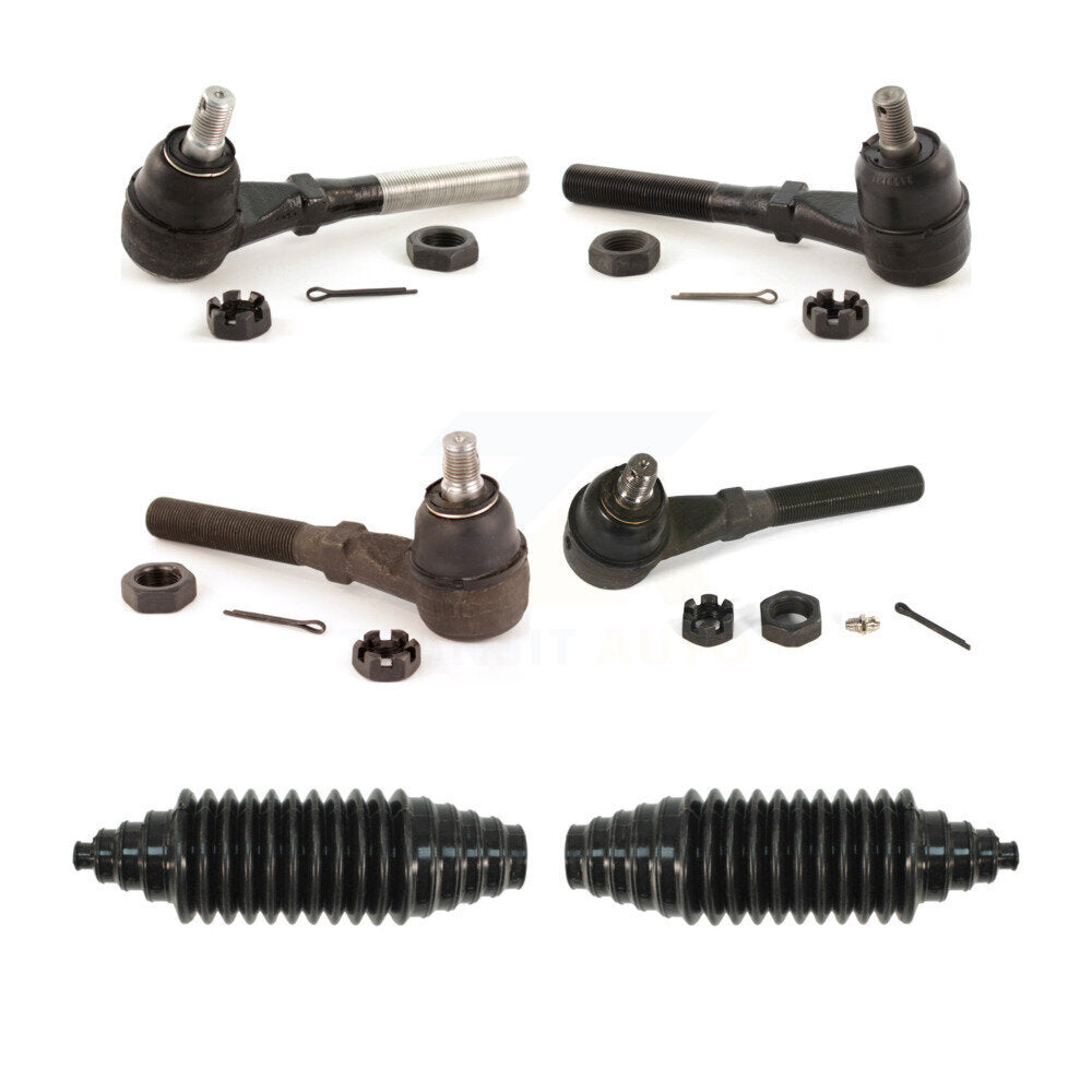 Front Tie Rod End & Boot Kit (6Pc) For Ford F-150 Expedition F-250 Heritage Lincoln KTB-100862