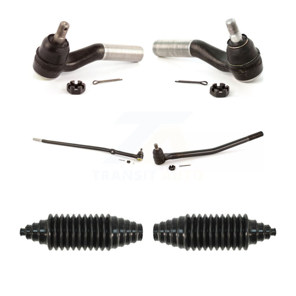 Front Steering Tie Rod End & Boot Kit (6Pc) For Ford E-350 Super Duty E-250 E-450 E-150 KTB-100863