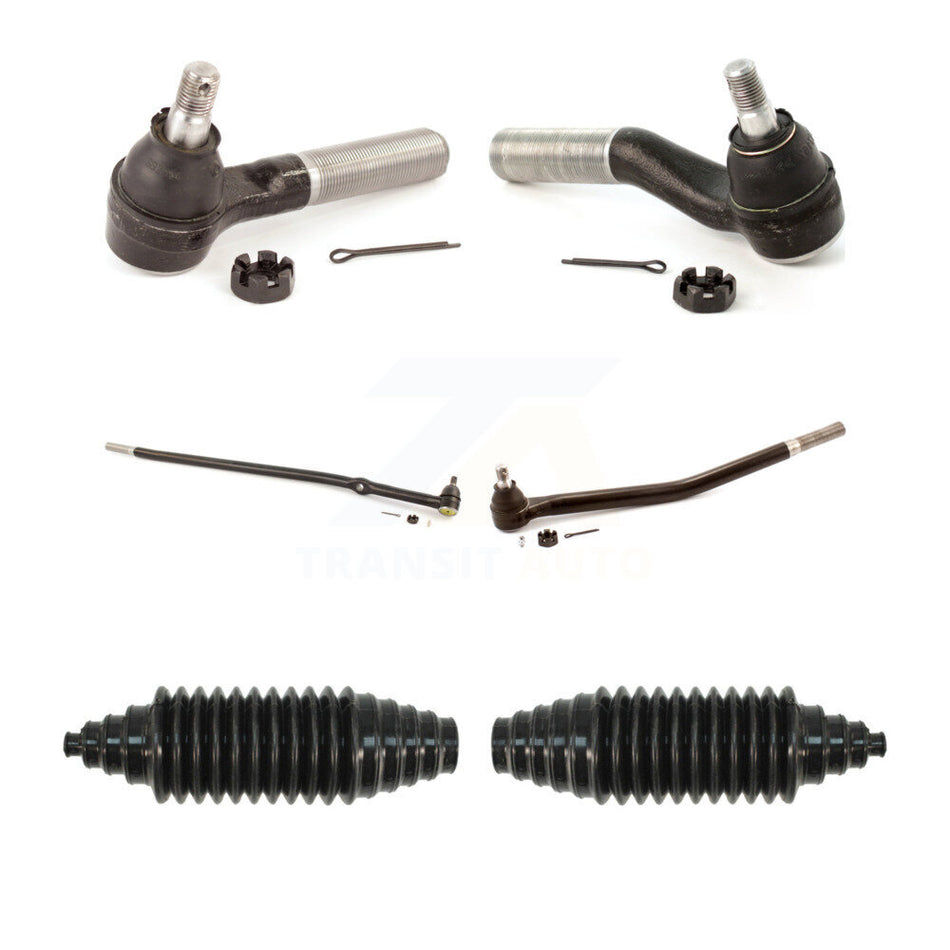 Front Tie Rod End & Boot Kit (6Pc) For Ford E-350 Super Duty Econoline E-250 Club Wagon KTB-100866