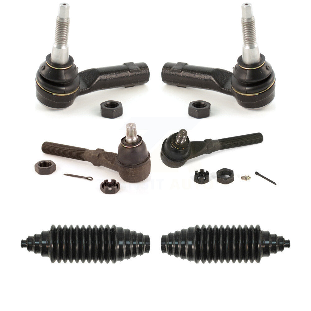 Front Steering Tie Rod End & Boot Kit For 2004 Ford F-150 4WD 11th Digit Of Vin Is C KTB-100870