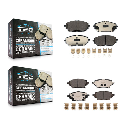 Front Rear Ceramic Brake Pads Kit For Toyota C-HR KTC-100657