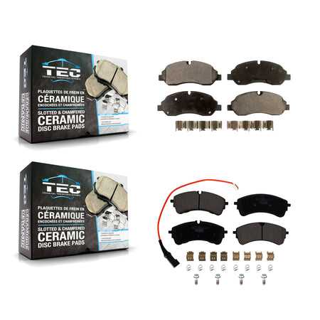 Front Rear Ceramic Brake Pads Kit For Ford Transit-250 Transit-150 Transit-350 HD KTC-100757