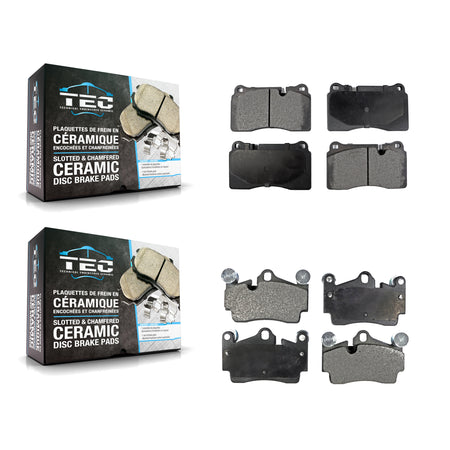 Front Rear Ceramic Brake Pads Kit For Volkswagen Touareg KTC-100781
