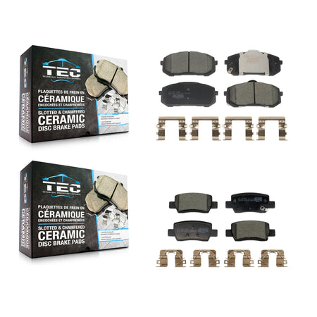 Front Rear Ceramic Brake Pads Kit For Hyundai Elantra With Electric Parking KTC-100800