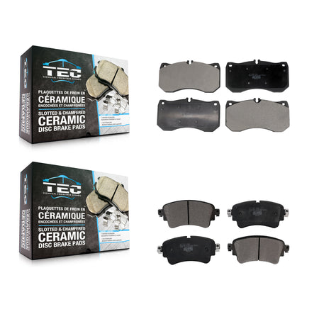 Front Rear Ceramic Brake Pads Kit For 2018-2019 Audi RS5 With Composite Brakes KTC-100815