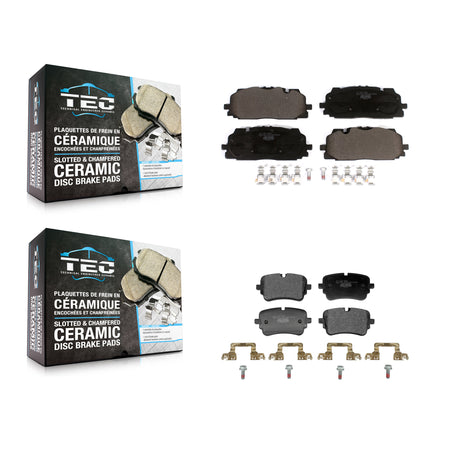 Front Rear Ceramic Brake Pads Kit For Audi Q7 Q8 A8 Quattro KTC-100849
