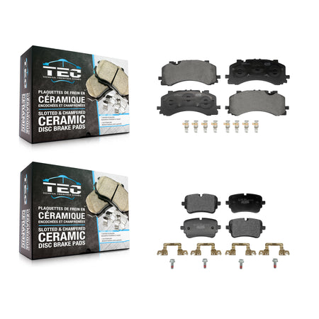 Front Rear Ceramic Brake Pads Kit For Audi SQ7 SQ8 S6 A8 Quattro S8 KTC-100850