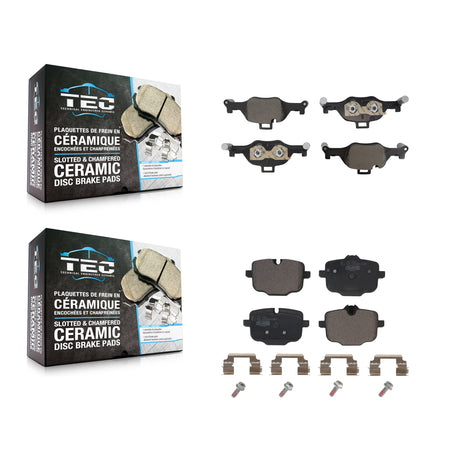 Front Rear Ceramic Brake Pads Kit For BMW X5 540i xDrive X6 KTC-100870