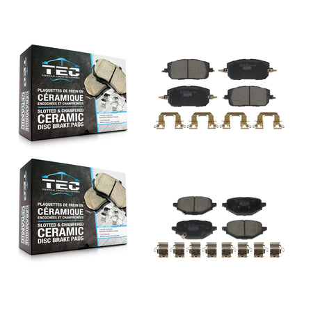 Front Rear Ceramic Brake Pads Kit For 2023-2024 Mazda CX-50 KTC-100879