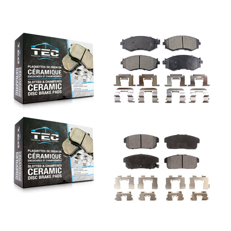 Front Rear Ceramic Brake Pads Kit For 2001 Nissan Sentra 1.8L From 06 01 KTC-100895