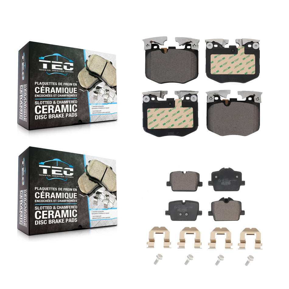 Front Rear Ceramic Brake Pads Kit For BMW i4 Toyota GR Supra KTC-100907