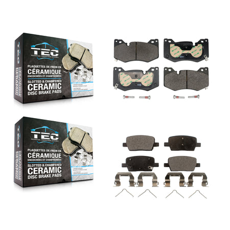Front Rear Ceramic Brake Pads Kit For 2022 Chevrolet Camaro LT KTC-100910
