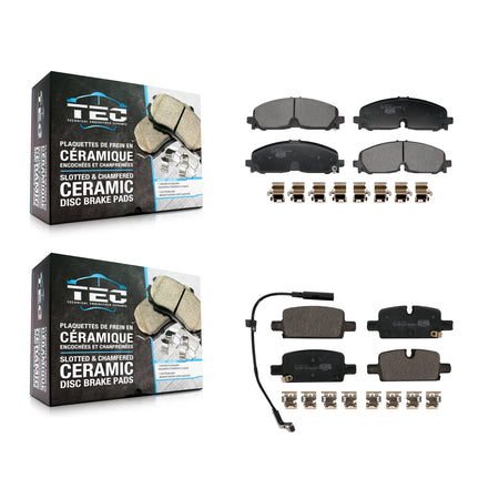 Front Rear Ceramic Brake Pads Kit For 2023 Cadillac LYRIQ KTC-100922