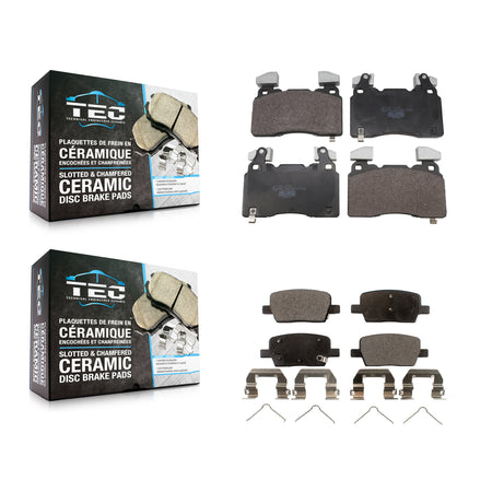 Front Rear Ceramic Brake Pads Kit For Cadillac CT6 KTC-100930