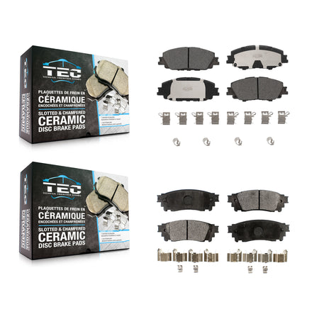 Front Rear Ceramic Brake Pads Kit For 2023 Toyota Prius KTC-100940