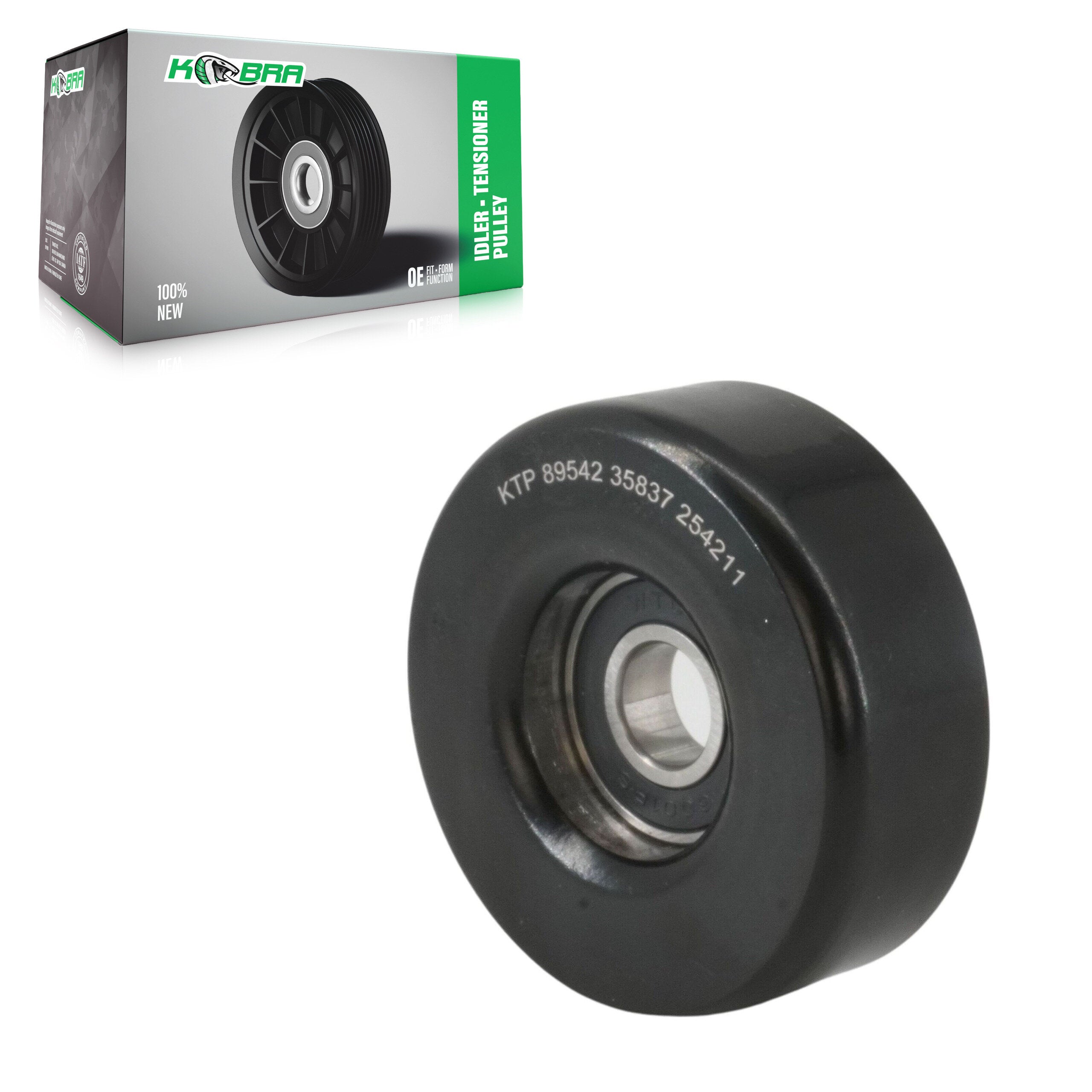 Air Conditioning Accessory Drive Belt Tensioner Pulley KTP-89542 For Chevrolet GMC Silverado 1500 HD
