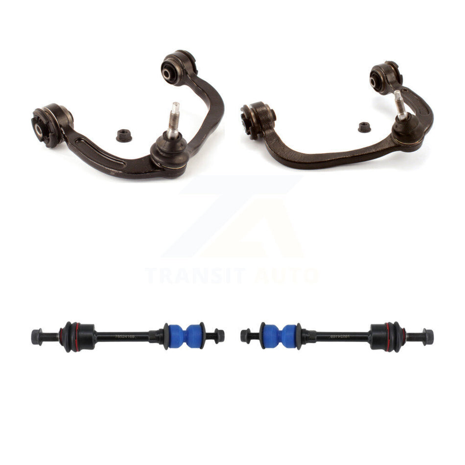 Front Suspension Control Arm And Ball Joint Assembly Stabilizer Bar Link Kit For Ford F-150 Lincoln Mark LT 4WD KTR-100040