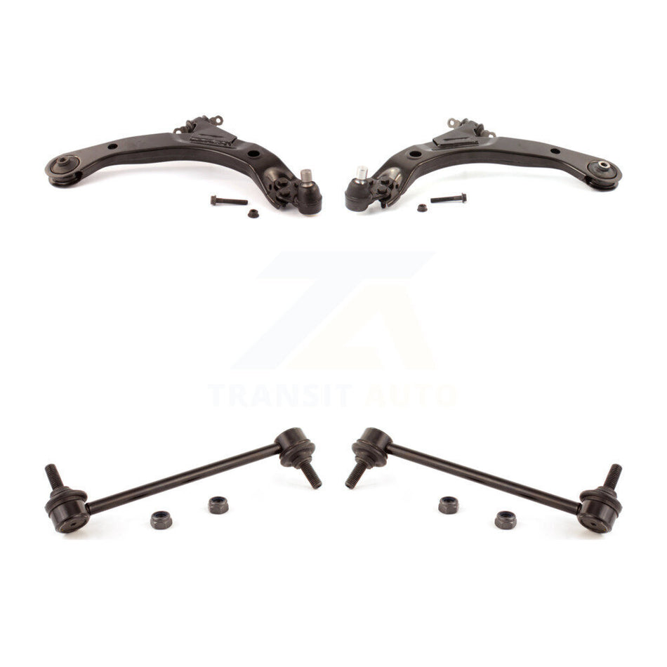 Front Suspension Control Arm And Ball Joint Assembly Stabilizer Bar Link Kit For 2010 Chevrolet HHR Turbocharged With FE1 FE3 9.86" Center to Length KTR-100079