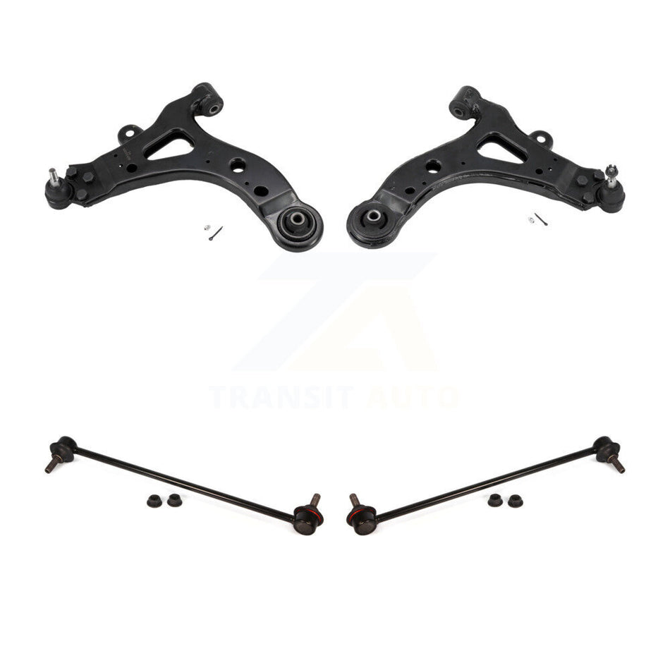 Front Suspension Control Arm And Ball Joint Assembly Stabilizer Bar Link Kit For Chevrolet Uplander Pontiac Montana Buick Terraza Saturn Relay Without Sway Mounting Tab KTR-100153