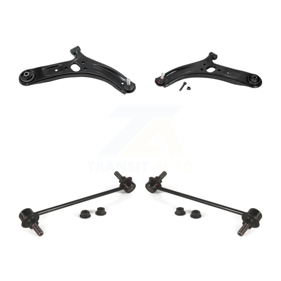 Front Suspension Control Arm And Ball Joint Assembly Stabilizer Bar Link Kit For 2012-2017 Kia Rio KTR-100154