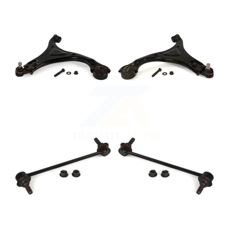 Front Suspension Control Arm And Ball Joint Assembly Stabilizer Bar Link Kit For 2012-2013 Hyundai Sonata GL GLS 10.63" Center To Length KTR-100161