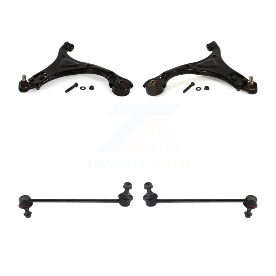 Front Suspension Control Arm And Ball Joint Assembly Stabilizer Bar Link Kit For 2012-2013 Hyundai Sonata GL GLS 10.63" Center To Length KTR-100161