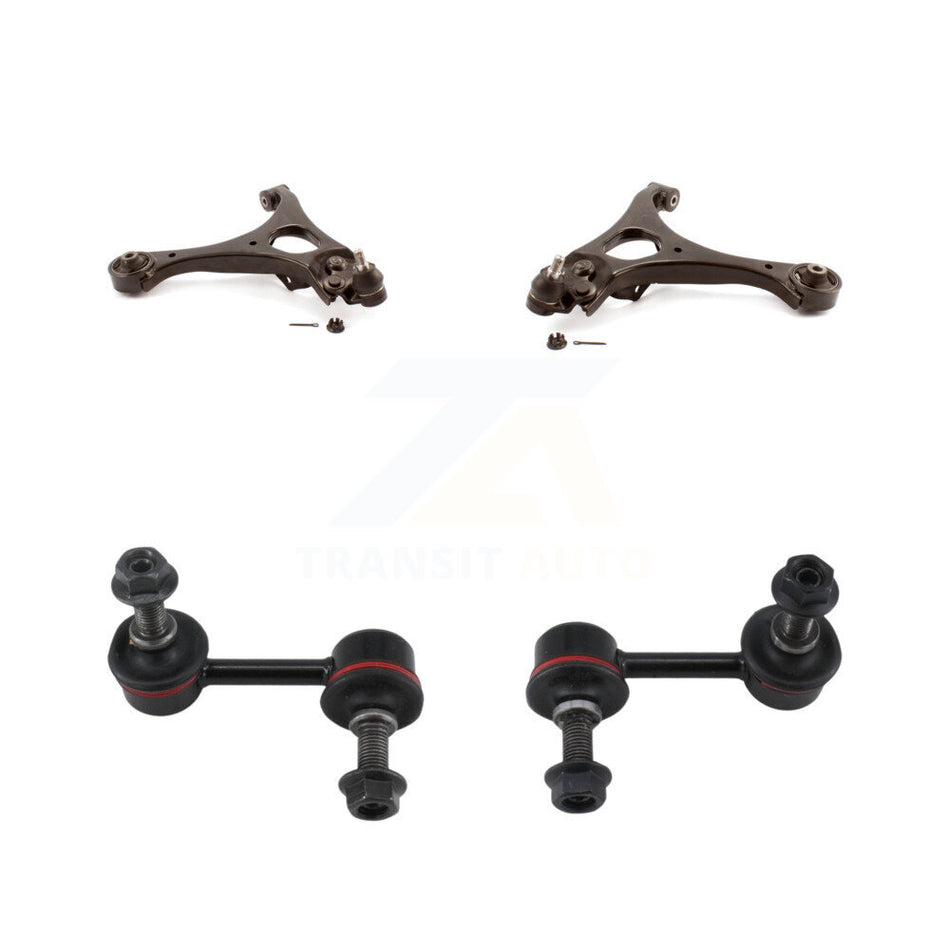 Front Suspension Control Arm And Ball Joint Assembly Stabilizer Bar Link Kit For 2006-2011 Honda Civic Acura CSX KTR-100213
