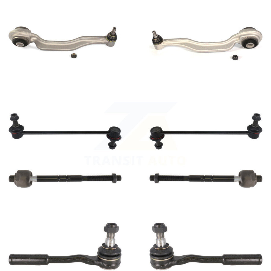 Front Suspension Control Arm And Ball Joint Assembly Steering Tie Rod End Stabilizer Bar Link Kit (8Pc) For 2005-2006 Mercedes-Benz SL55 AMG KTR-100328