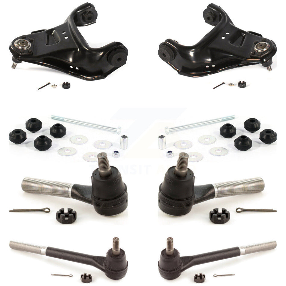 Front Suspension Control Arm And Ball Joint Assembly Steering Tie Rod End Stabilizer Bar Link Kit (8Pc) For Chevrolet S10 Blazer GMC Sonoma Jimmy Oldsmobile Bravada Isuzu Hombre KTR-100332